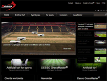 Tablet Screenshot of dessosports.com